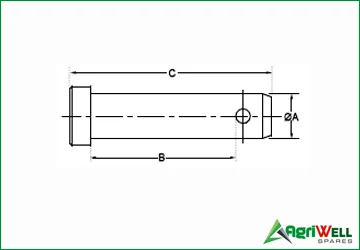clevis type draw pins