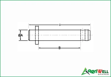 clevis type draw pins