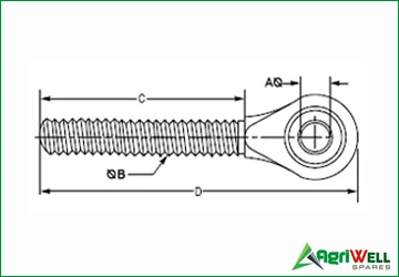 top link ends by agriwell spares