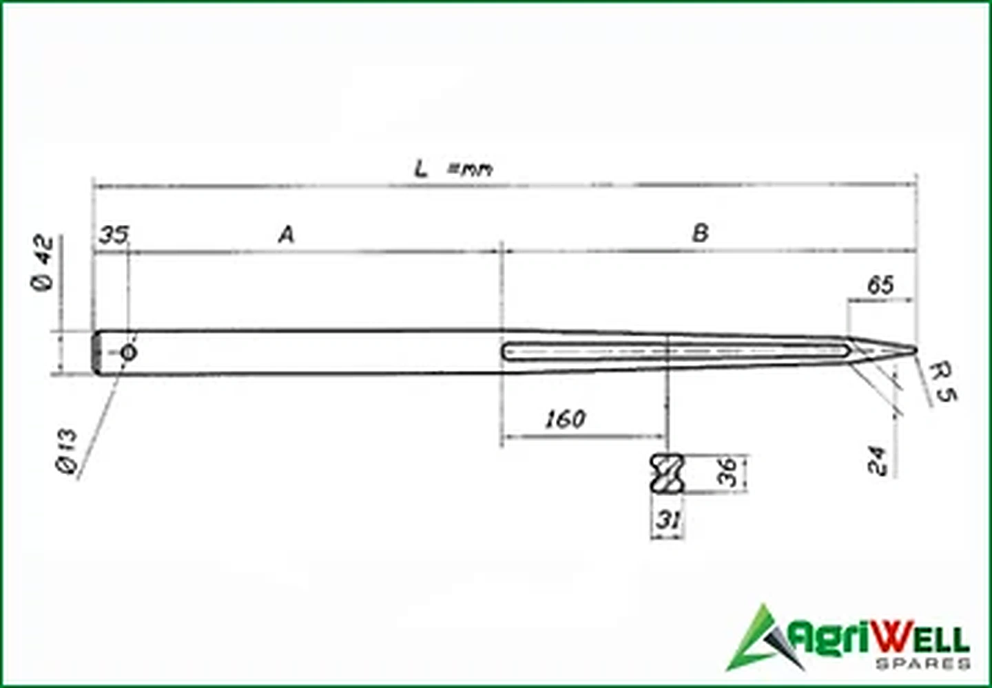 TINES BUSHING / BALE SPEARS