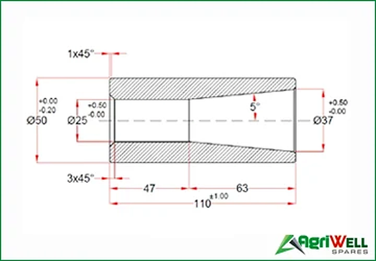 TINES BUSHING / BALE SPEARS