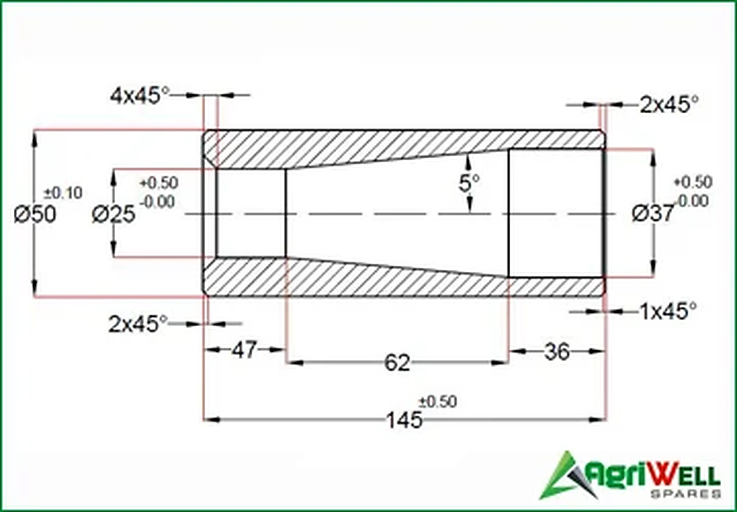 TINES BUSHING / BALE SPEARS