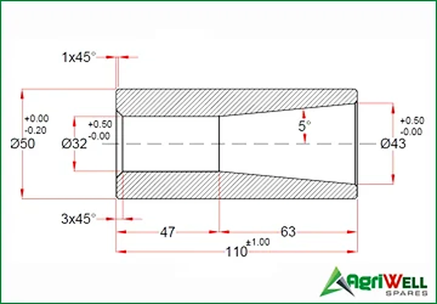TINES BUSHING / BALE SPEARS