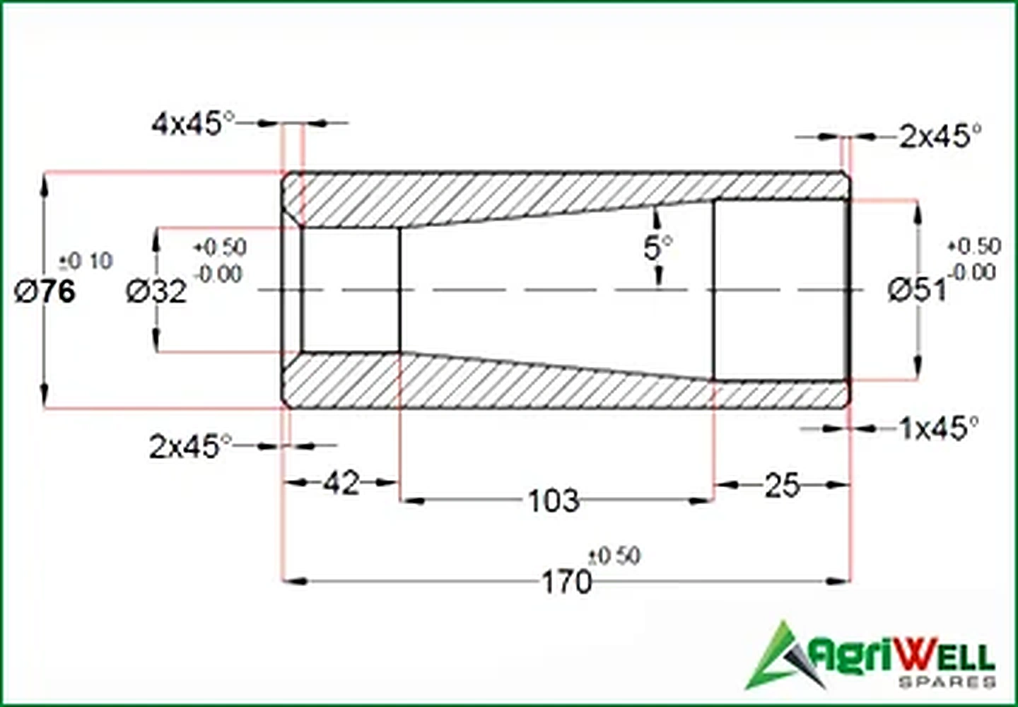 TINES BUSHING / BALE SPEARS