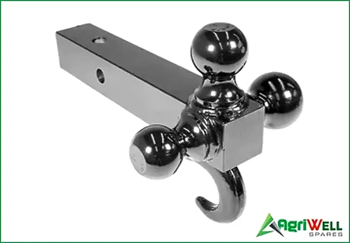 SOLID SHANK MOUNT WITH HOOK CHROME PLATED BALLS