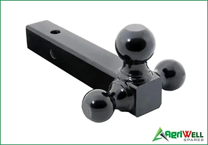 SOLID SHANK MOUNT WITH HOOK CHROME PLATED BALLS